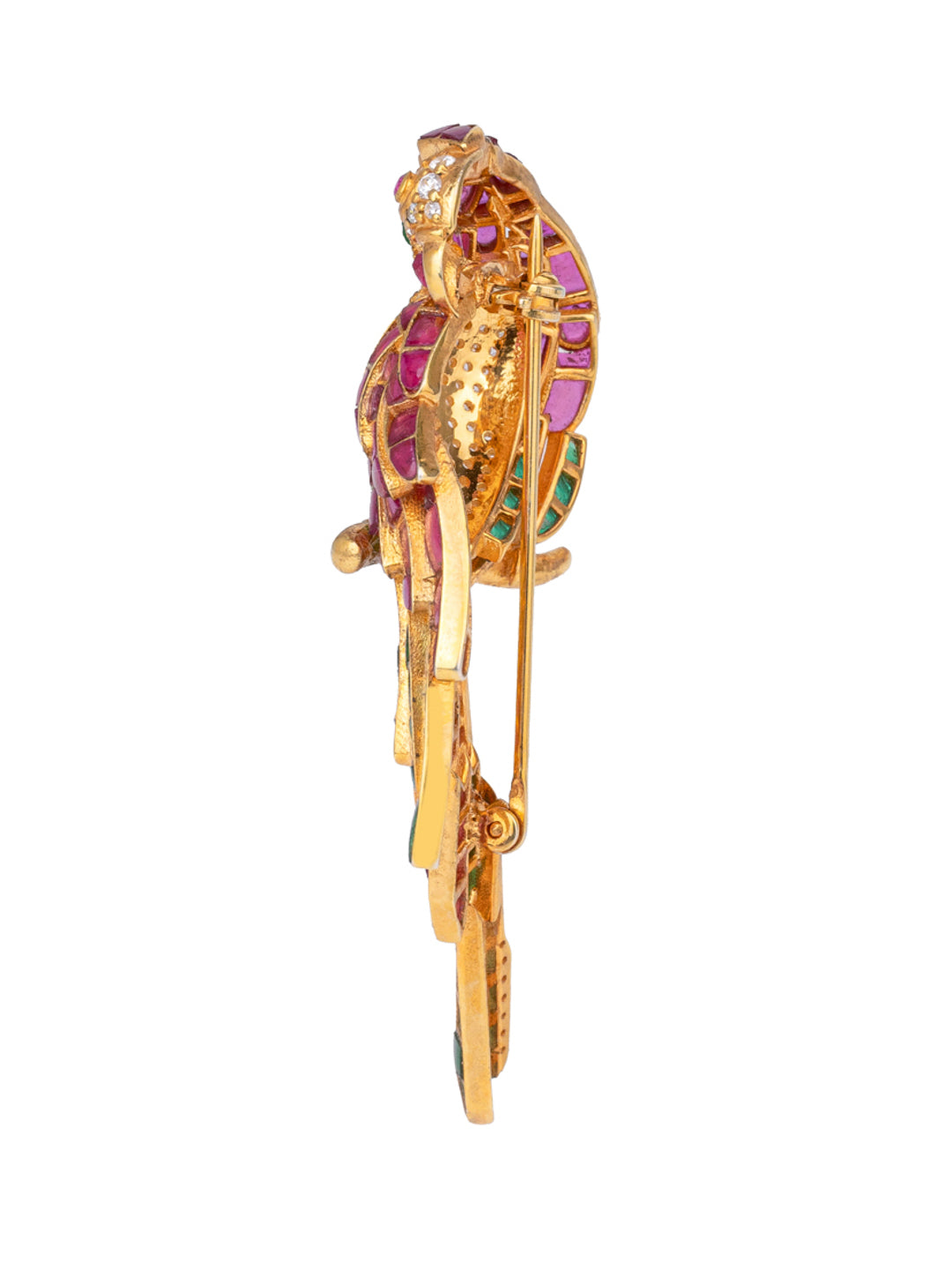 OPALINE PAROOT BROOCH
