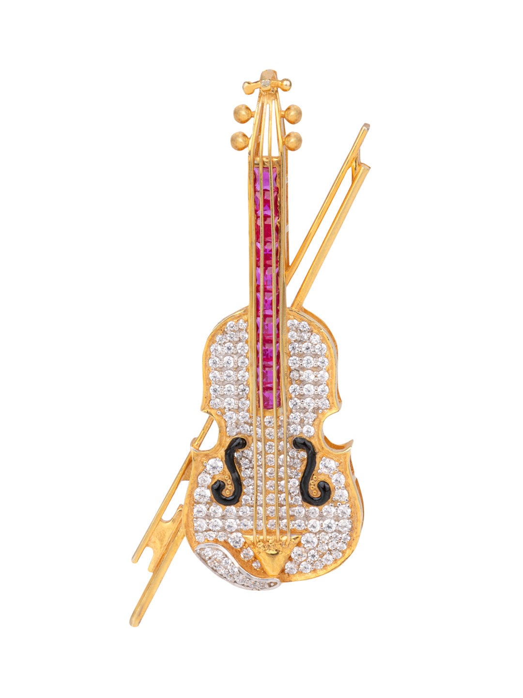 Virtuoso Violin Brooch