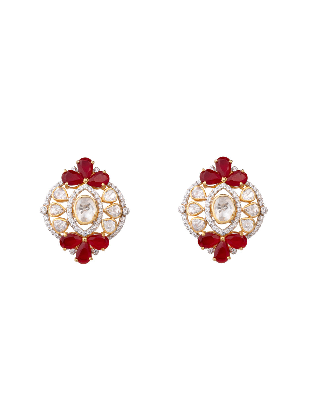 RUHANI POLKI STUDS