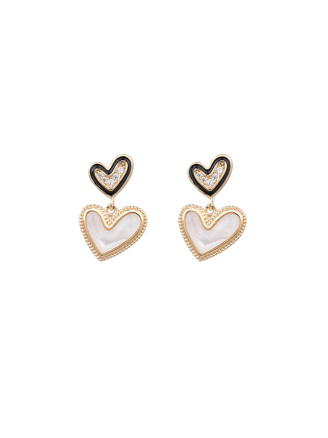 TWIN HEART MINIS EARRINGS