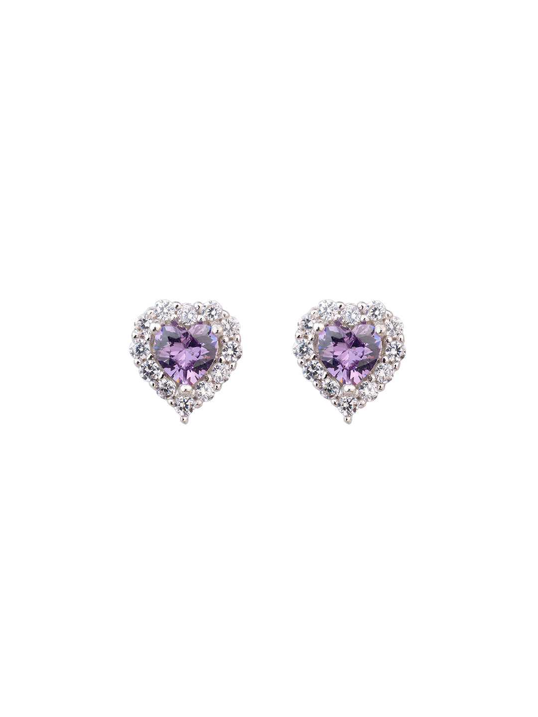 HEART SOLITAIRE STUDS