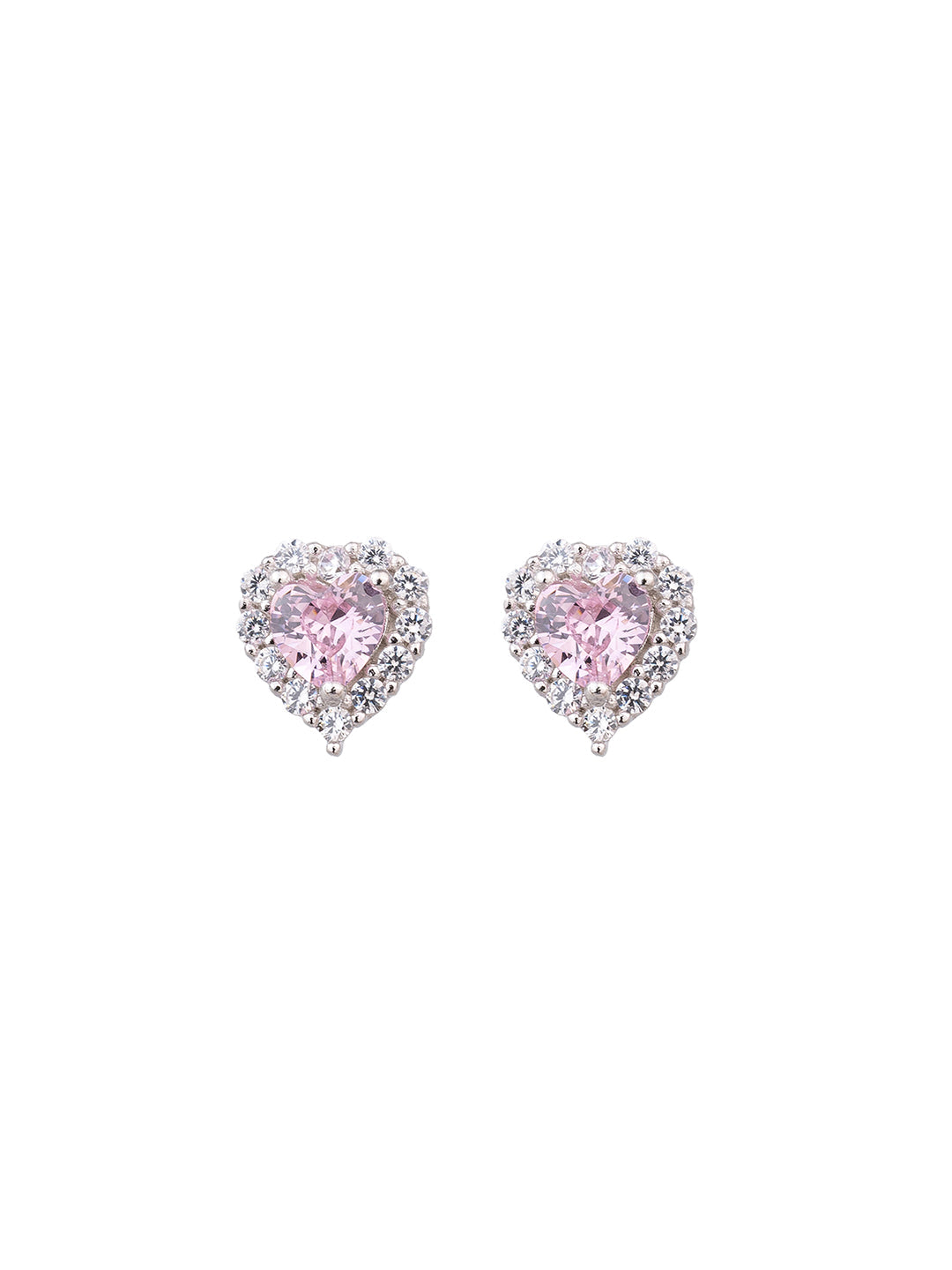 HEART SOLITAIRE STUDS