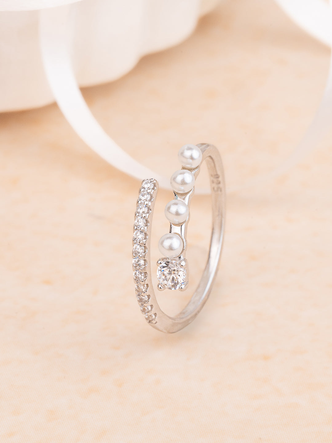 PEARL ARC RING