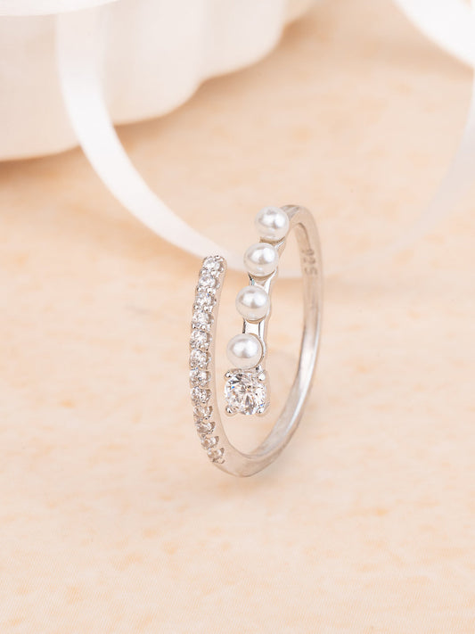 PEARL ARC RING