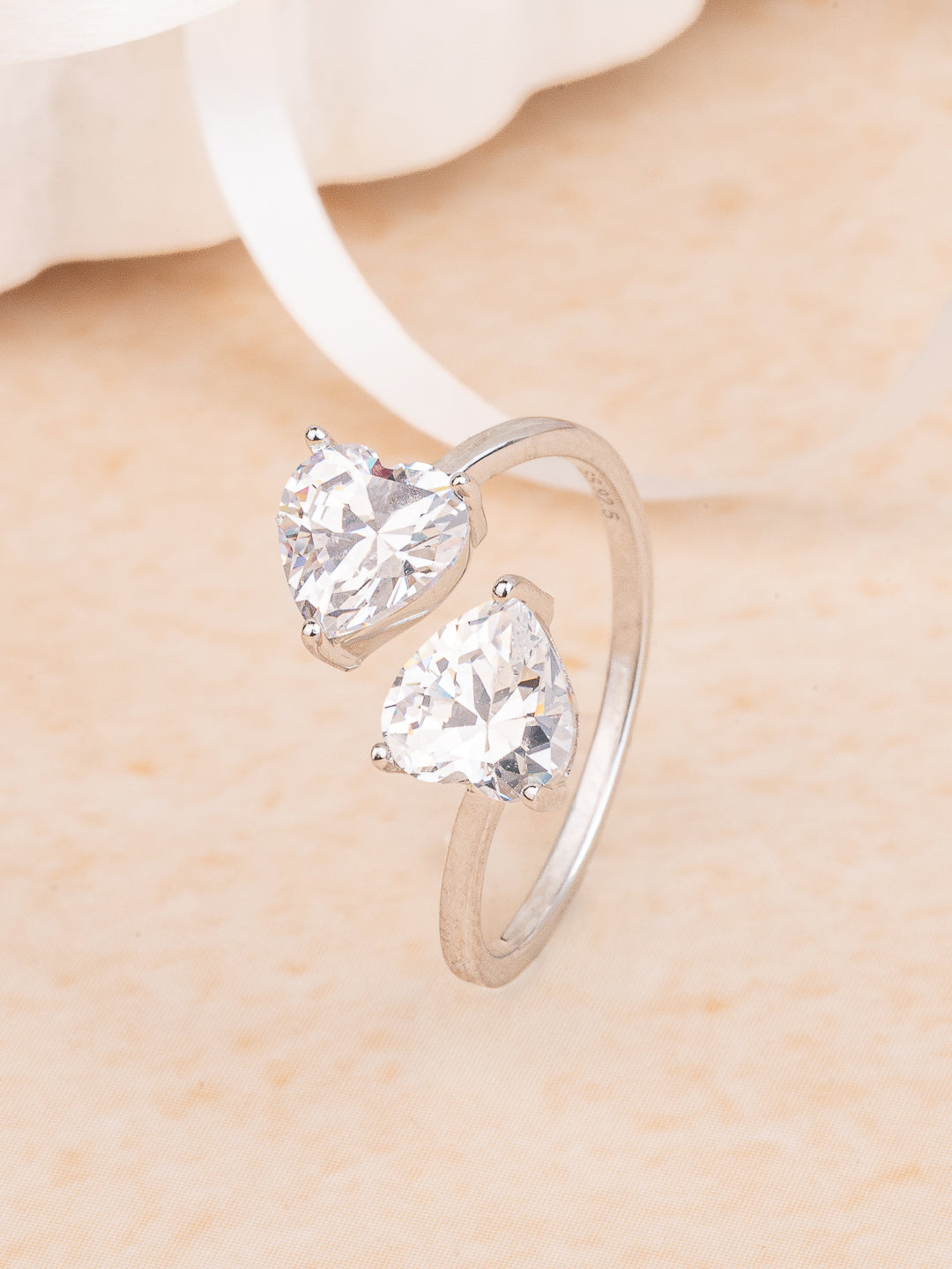 DUO HEART RING