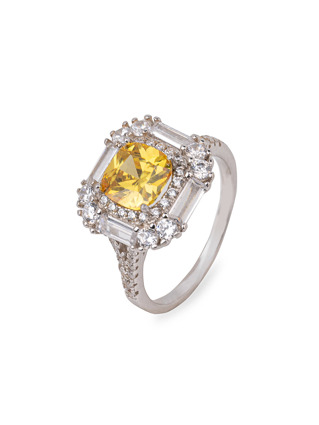 Aurora Yellow Radiance Ring