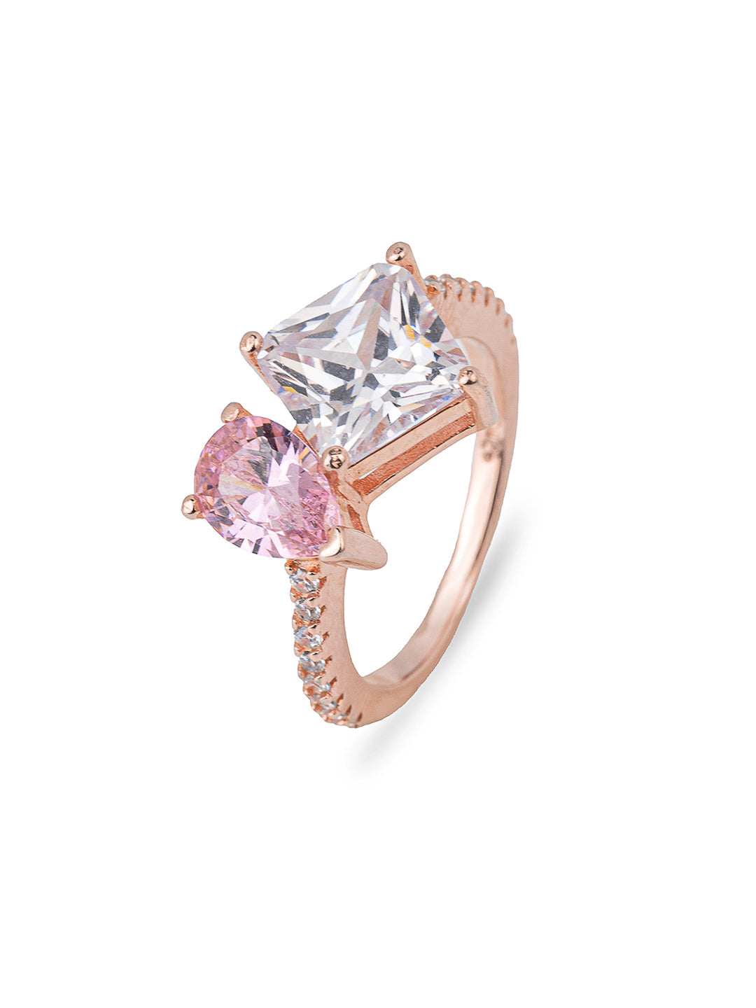Crystal Halo Bloom Ring