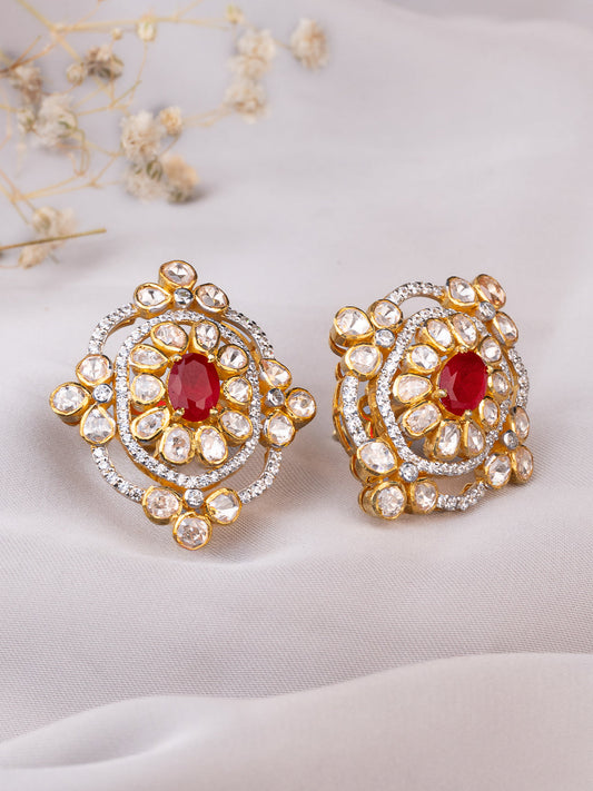 MEHER POLKI STUDS