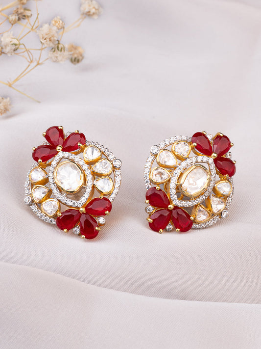 RUHANI POLKI STUDS