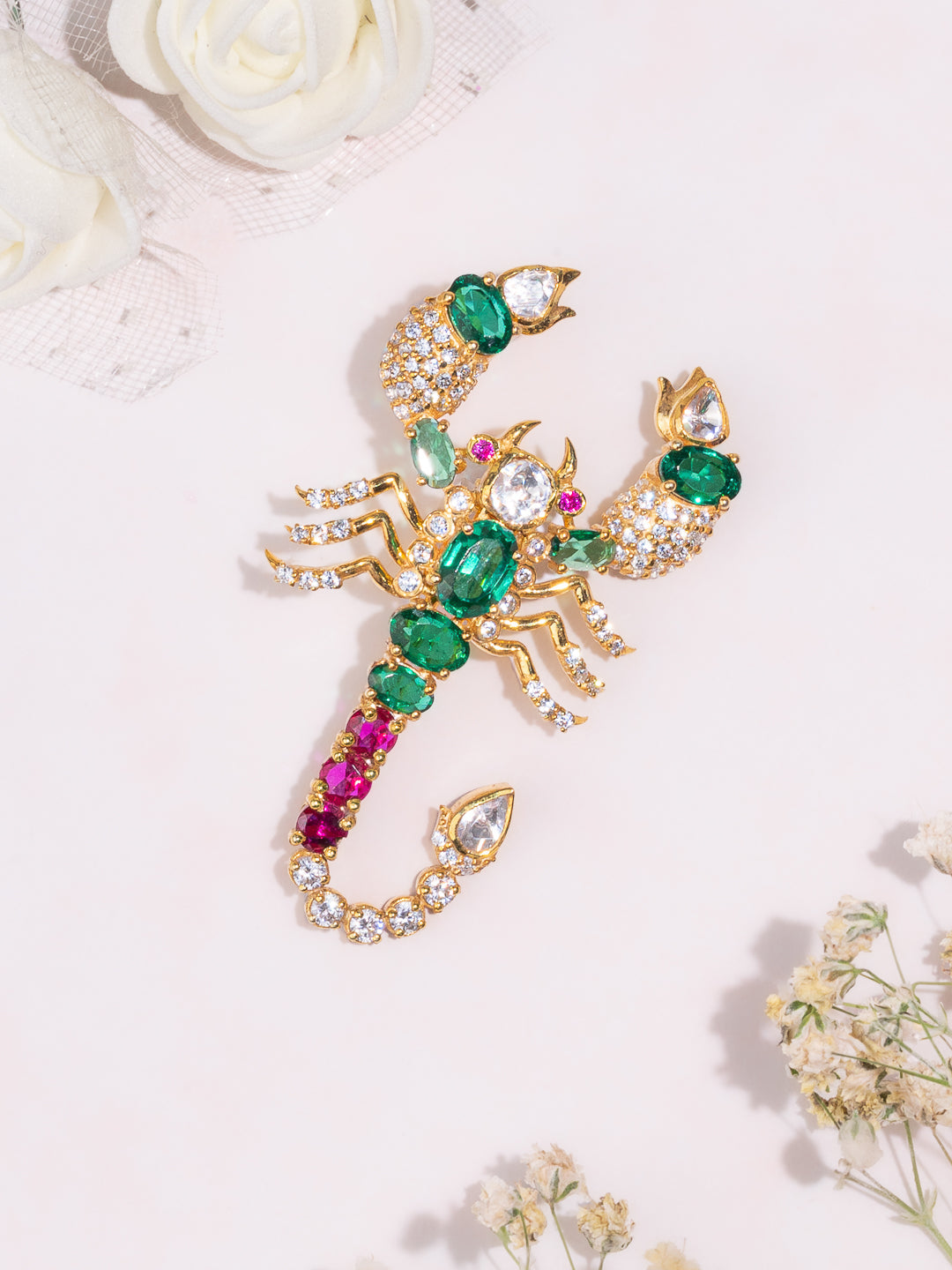 CLAW SCORPION BROOCH