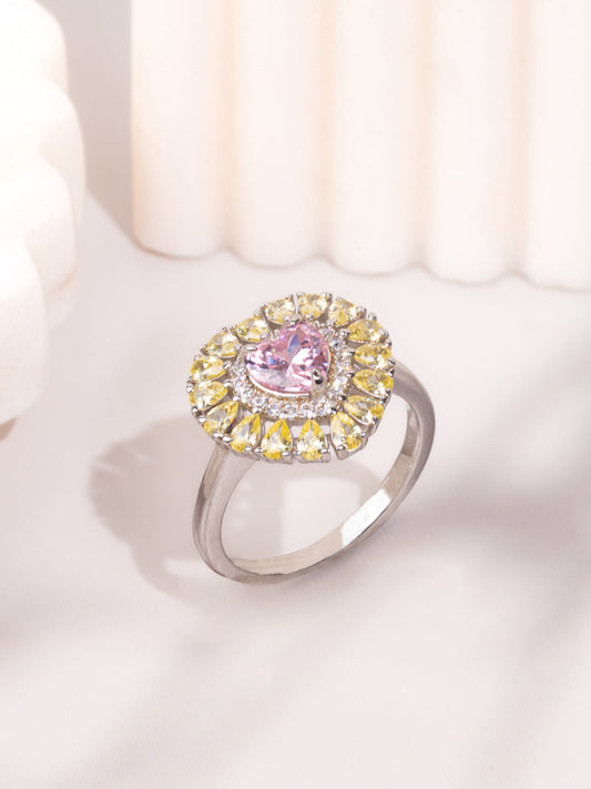 Prism Teardrop Ring
