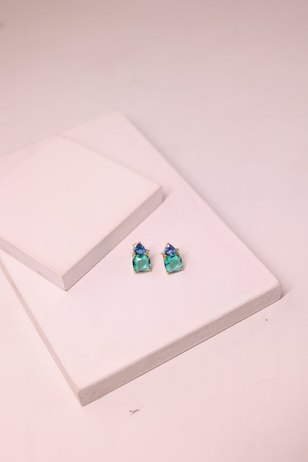 Iridesca Dual-Tone Earrings