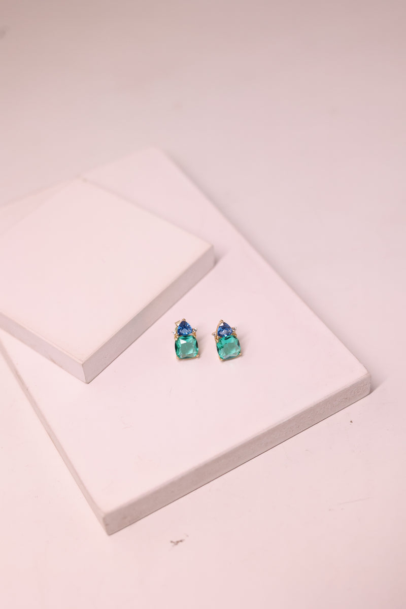 Iridesca Dual-Tone Earrings
