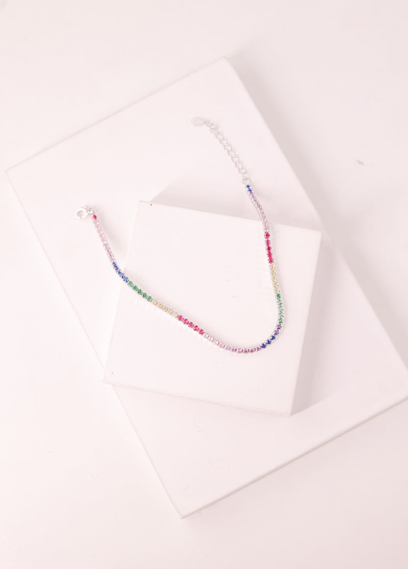 Celeste Spectrum Tennis Bracelet