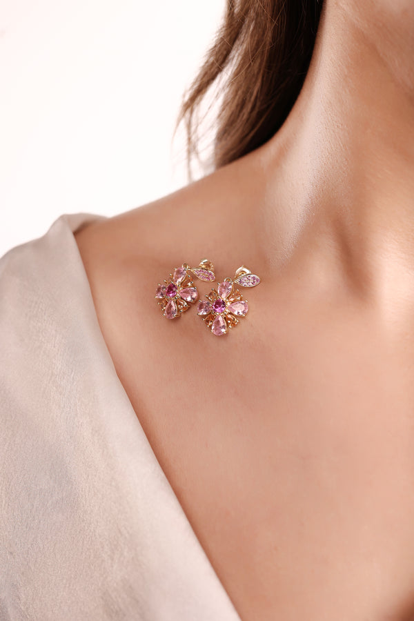 Rose Bloom Earrings