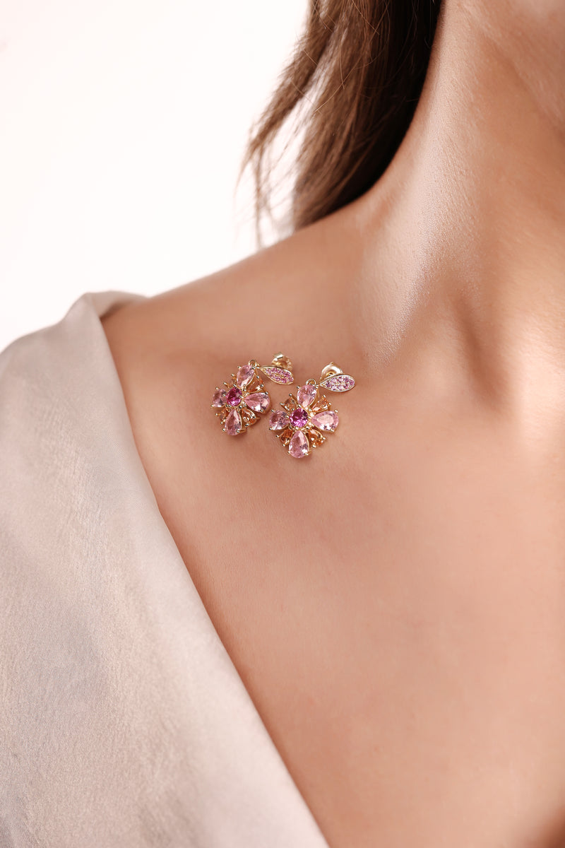 Rose Bloom Earrings